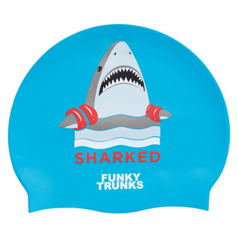 Silicone Swim Cap- Sharked