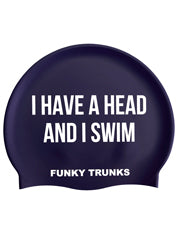 Silicone Swim Cap- Get A Head