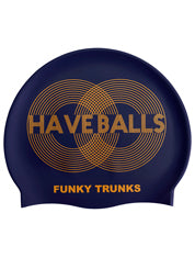 Silicone Swim Cap- Golden Balls