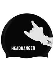 Silicone Swim Cap- Headbanger