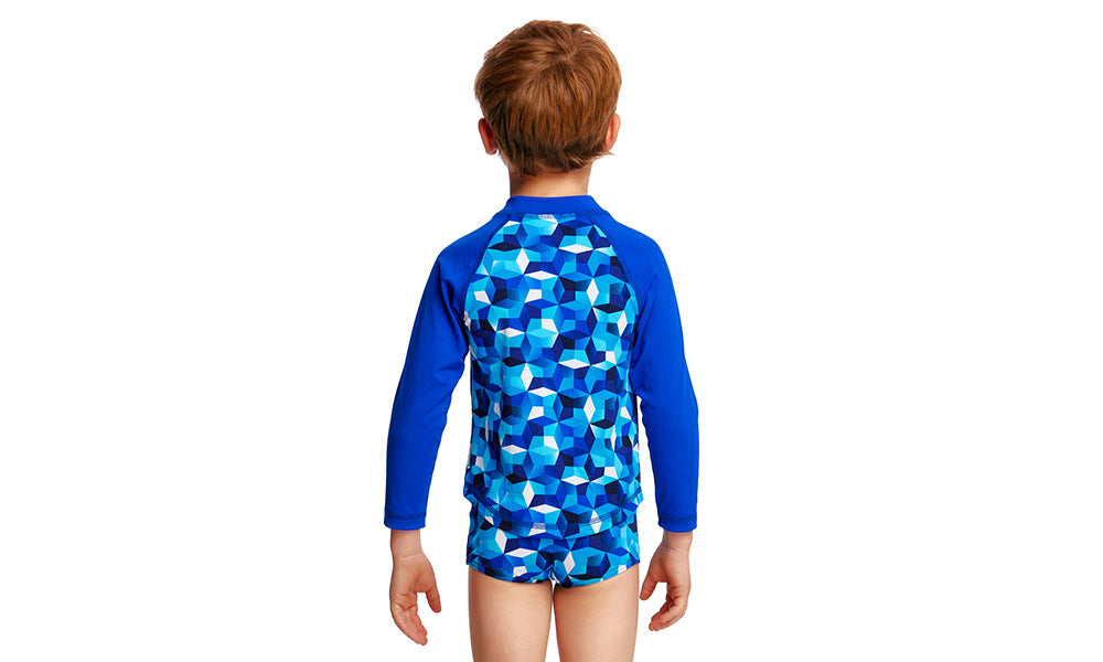 Boys Toddler Zippy Rash Vest- Ice Fortress