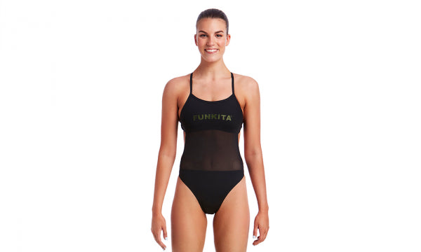 Mesh Up One Piece-Night Lights