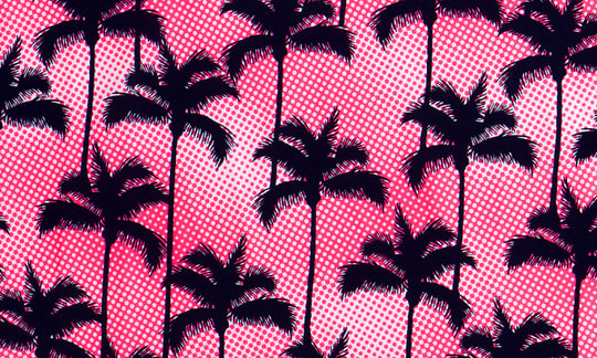 Ladies UNDERWEAR Brief - Pop Palms