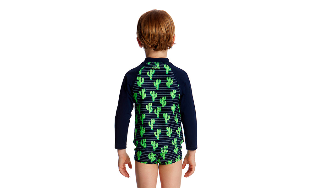 Boys Toddler Zippy Rash Vest- Prickley Pete