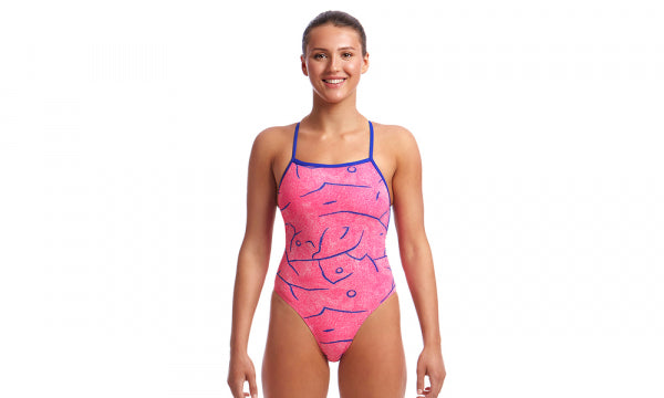 Strapped In One Piece- Rock Salt