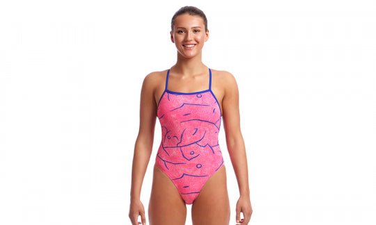 Strapped In One Piece- Rock Salt