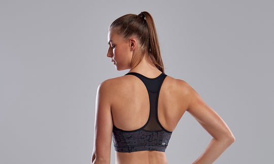 Ladies Racerback Crop Top- Snake Skin