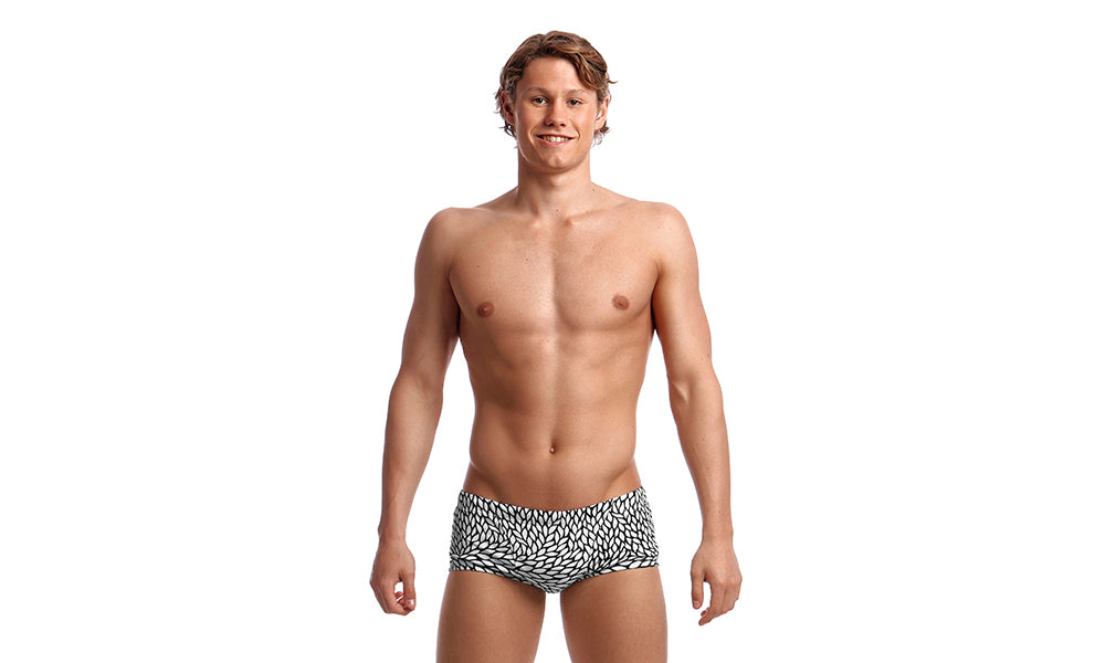 Men's Classic Trunks- Snow Leaf