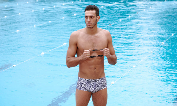 Men's Classic Trunks- Snow Leaf
