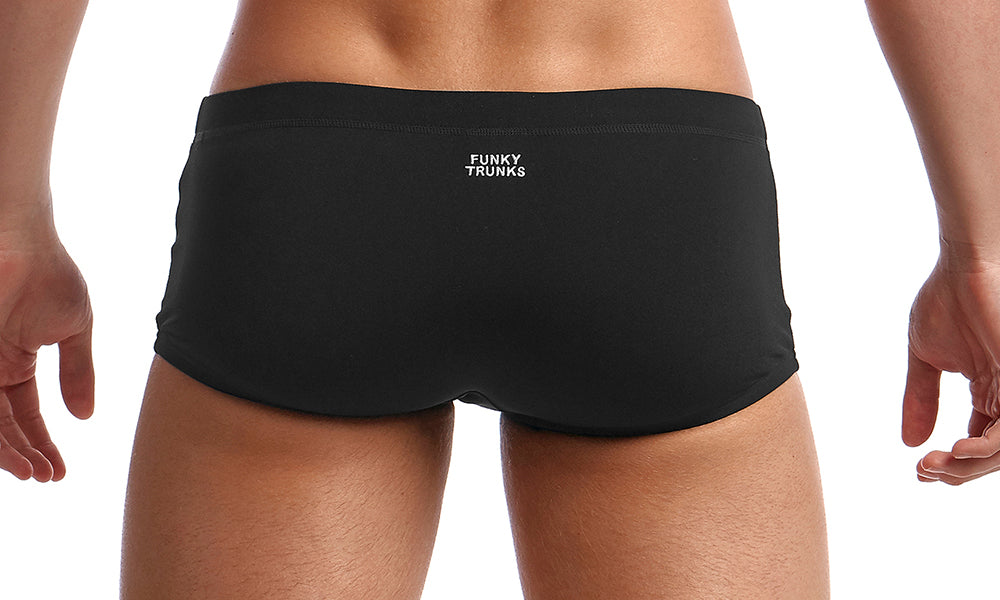 Men's Plain Front Trunks-Still Back Solid