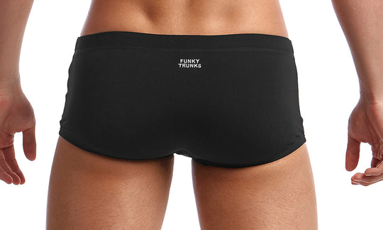Men's Plain Front Trunks-Still Back Solid