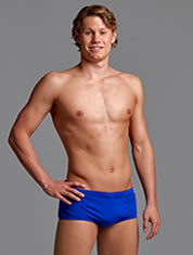 Men's Plain Front Trunks-Still Speed Solid