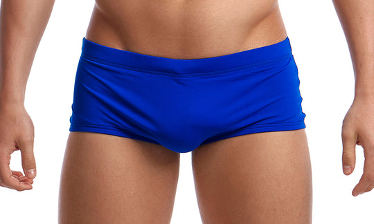 Men's Plain Front Trunks-Still Speed Solid