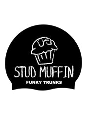 Silicone Swim Cap- Stud Muffin