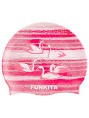 Silicone Swim Cap- Swan Lake