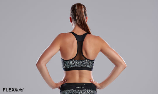 Ladies Racerback Crop Top- Swept Away