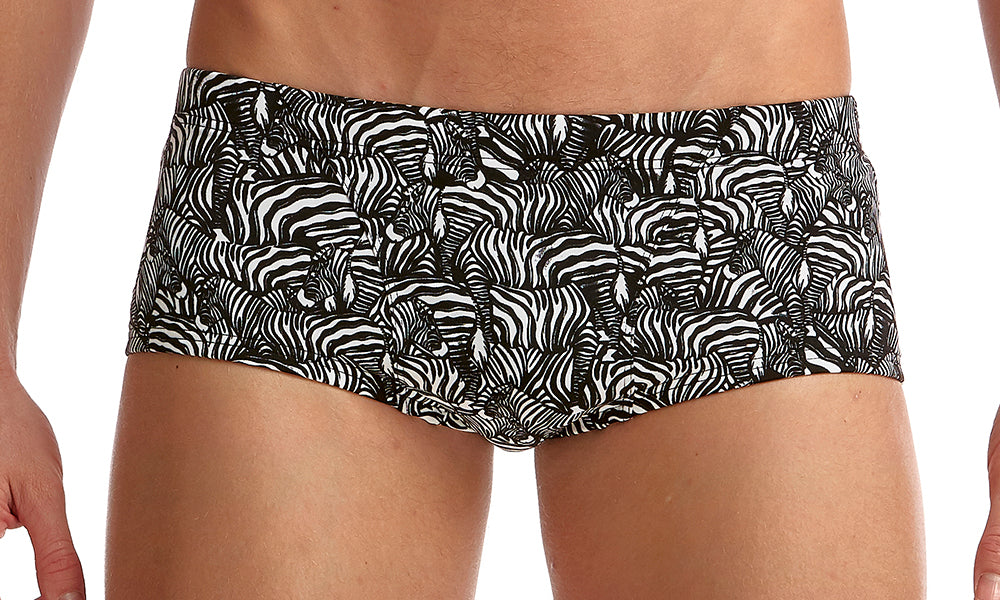 Men's Classic Trunks (ECO)- Zebra Crossing